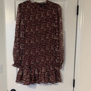 Vici Brand Floral Long Sleeve Dress